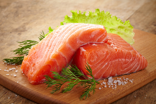 fresh raw salmon - Photo, Image