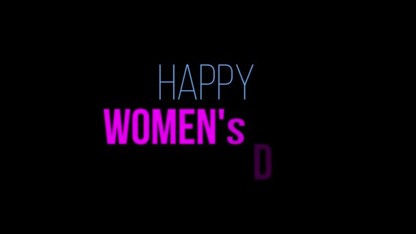 Hyvää naistenpäivää Animated Motion Graphics, maaliskuu 8, Hyvää äitienpäivää - Materiaali, video