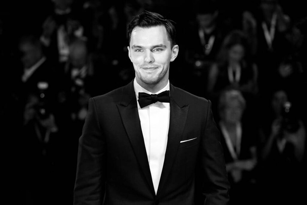 VENICE, ITALY - AUGUST 30: Nicholas Hoult walks the red carpet of the movie 'The Favourite' during the 75th Venice Film Festival on August 30, 2018 in Venice, Italy.  - Photo, image