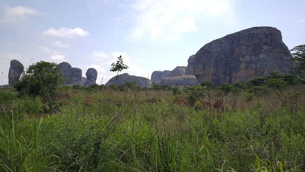 The  Black Rocks at Pungo Andongo (Pedras Negras de Pungo Andongo) in Angola - Photo, Image