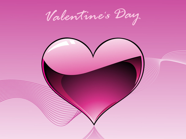 Beautiful illustration for valentine day - Vector, imagen