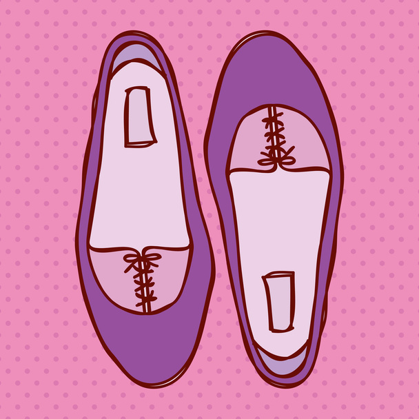 Vintage shoes - Vector, afbeelding