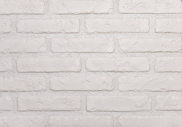 white briks wall background texture material extrusion - Photo, Image