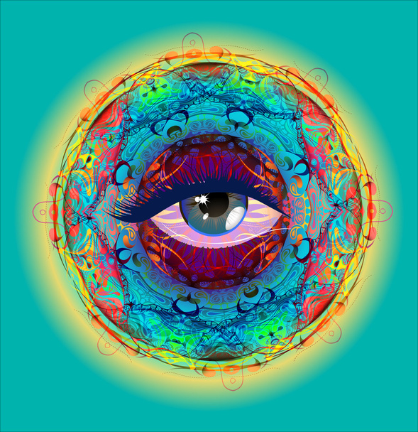 magické oko - Vektor, obrázek