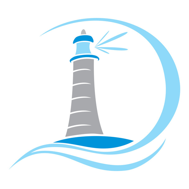 灯台のシンボル - ベクター画像