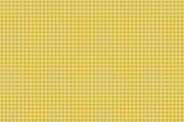 Motley Floral moderne motif sans couture dans les couleurs beige, jaune et vert. Tirage floral. Modèle de fleur raster répétitif. - Photo, image
