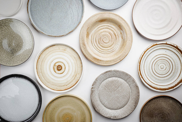 assiettes de poterie maison - Photo, image