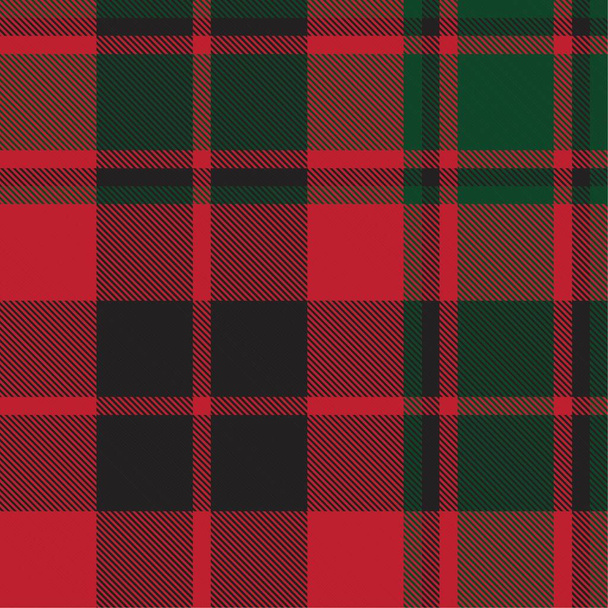 Christmas Plaid, checkered, tartan seamless pattern suitable for fashion textiles and graphics - Vector, Image