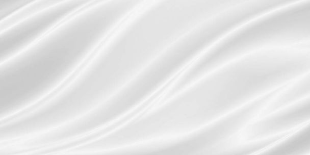 White luxury fabric background with copy space - Photo, Image