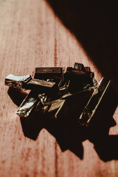 Yummy chocolate in the shade on a sunny summer day - 写真・画像