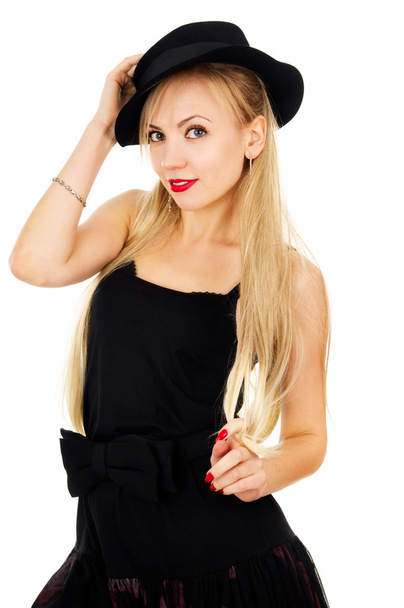 beautiful girl with a hat - Fotografie, Obrázek
