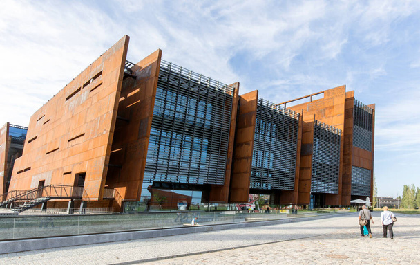 modern épület Gdansk, Lengyelország - Fotó, kép