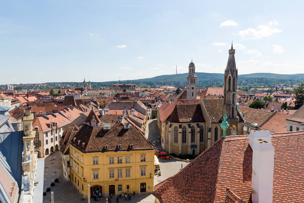 widok na stare miasto Pragi - Zdjęcie, obraz