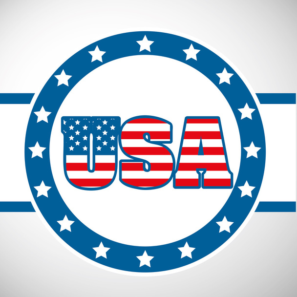 USA design - Vektor, obrázek