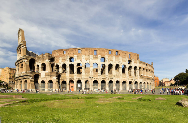 イタリアのローマにあるコロッセオ - 写真・画像