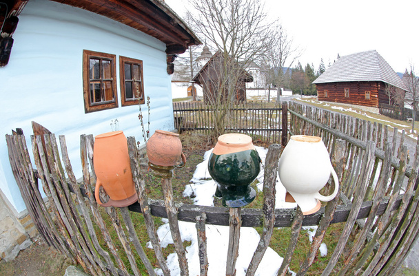 Pribylina - openluchtmuseum in de regio liptov, Slowakije - Foto, afbeelding