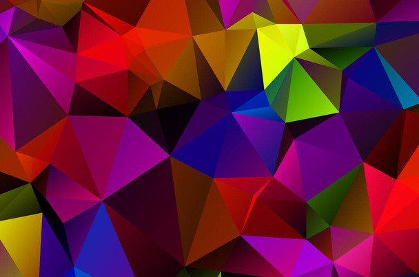 Background vivid in the style of Cubism. Color Wallpapers - Vector, Image