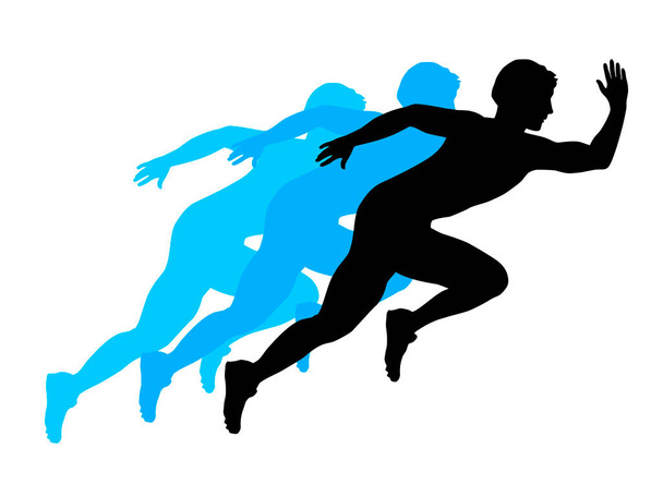 Juegos de atletismo gráfico en calidad vectorial
 - Vector, Imagen