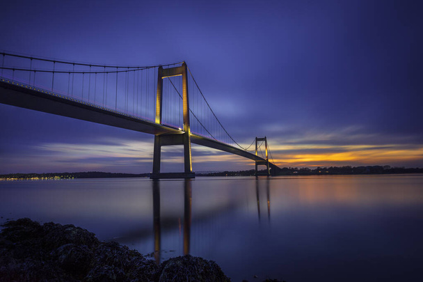 The New Little Belt Bridge in Denmark linking Fyn and Jutland - Photo, Image