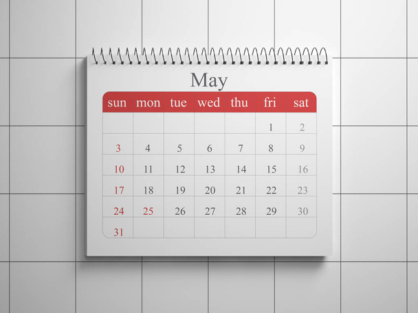 Горизонтальная композиция календаря 2020 с копированием пространства 3-го рендера
 - Фото, изображение