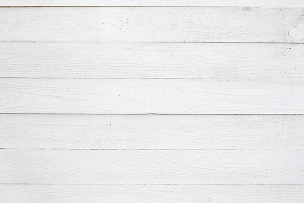 White wood texture background. Top view surface of the table to shoot flat lay. - Foto, Imagem