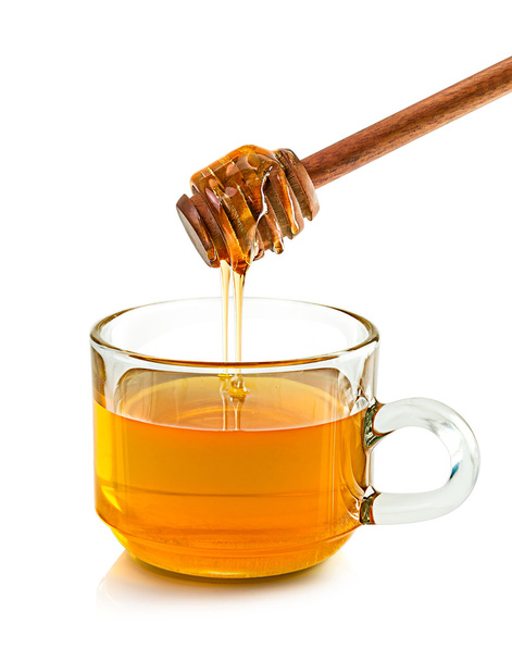 glas van honing - Foto, afbeelding