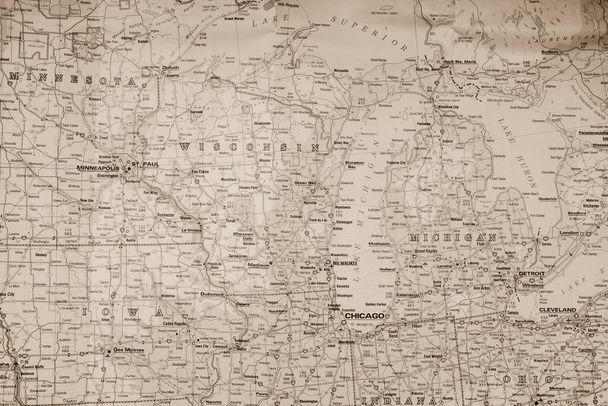 Carte des États-Unis arrière-plan de voyage
 - Photo, image