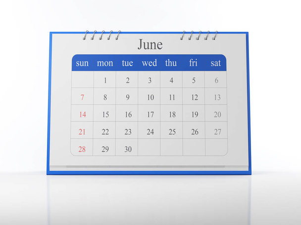 Горизонтальная композиция календаря 2020 с копированием пространства 3-го рендера
 - Фото, изображение