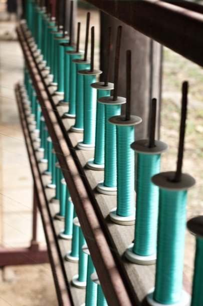 Closeup of weaving thread - Photo, Image