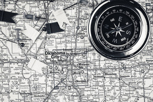 オクラホマシティアメリカの背景。旅行 - 写真・画像