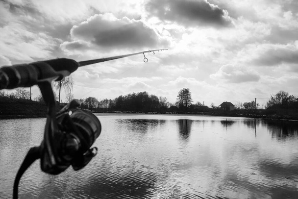 Pêche au brochet sur le lac - Photo, image