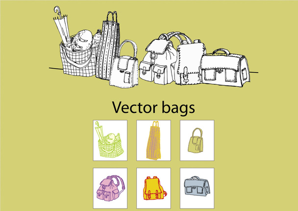 Les sacs
 - Vecteur, image