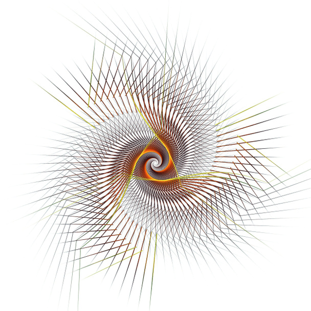 abstrakte kreisförmige geometrische Muster. Vektorillustration - Foto, Bild