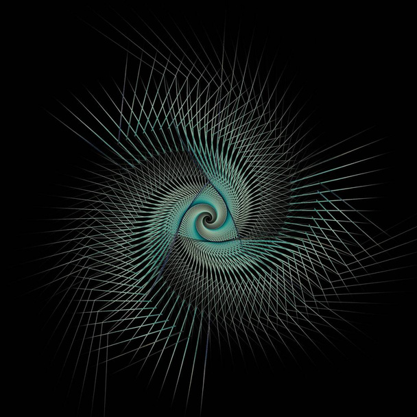 fondo fractal abstracto. ilustración vectorial - Foto, Imagen