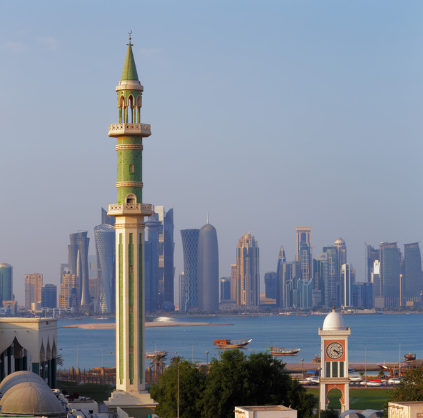 Західної бухті району Доха, Катар - Фото, зображення