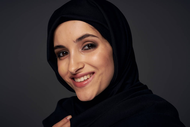 young arabian woman posing in studio                         - Photo, Image