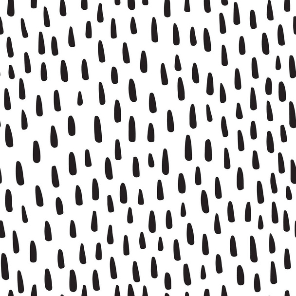 seamless pattern with hand drawn random strokes - Vector, Image