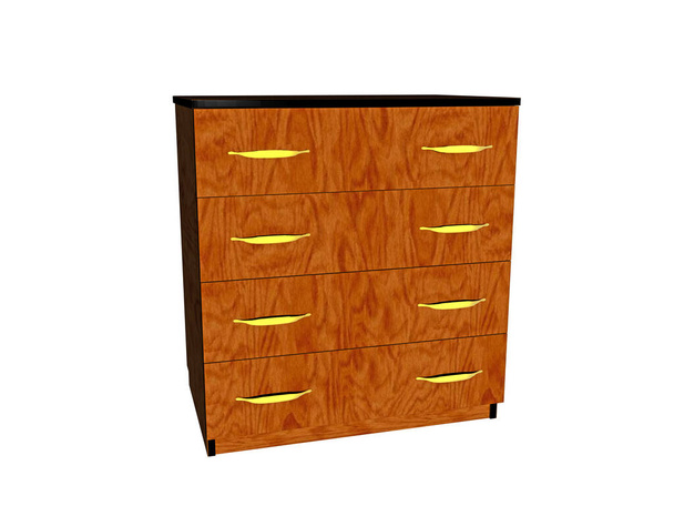 wooden chest of drawers with drawers - Photo, Image