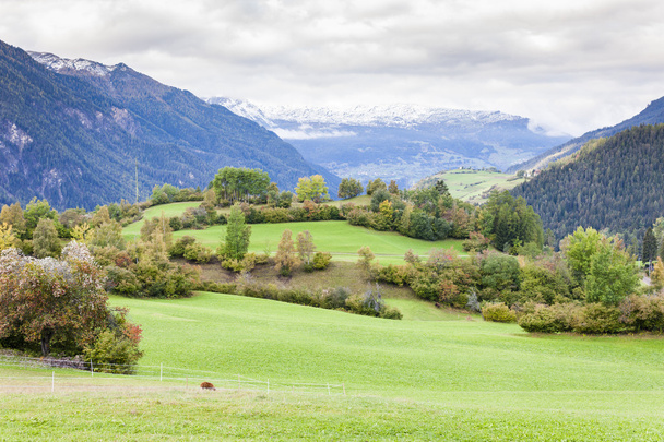 Alps landscape near Filisur, canton Graubunden, Швейцария
 - Фото, изображение