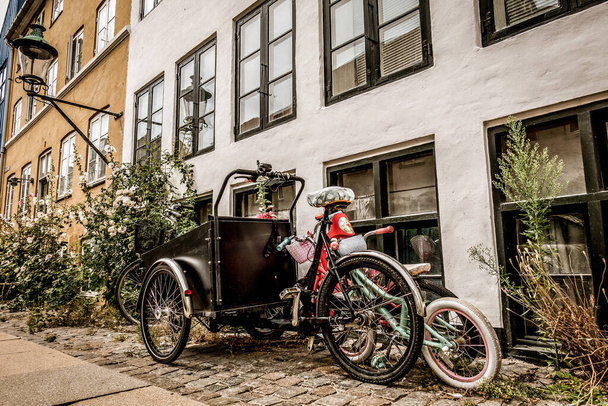 Kopenhag, Danimarka - 18 Temmuz 2019. Güzel Kopenhag mimarisi, Kopenhag 'da seyahat - Fotoğraf, Görsel