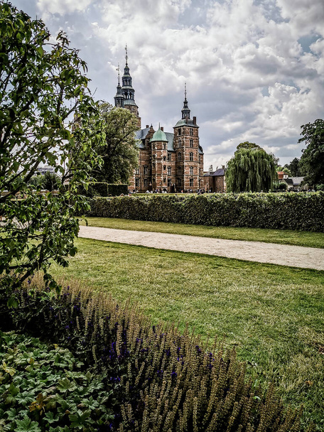 Копенгагенське літо прекрасна архітектура - Фото, зображення