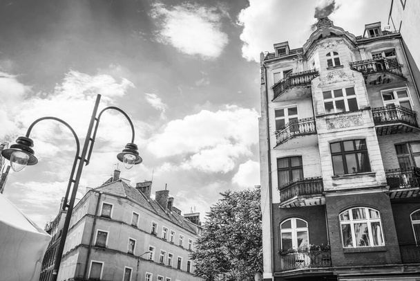 Архітектура старого польського міста. Вроцлав - Фото, зображення