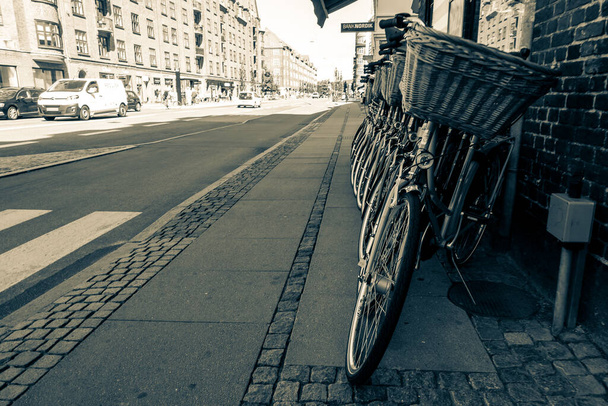 Koppenhága, Dánia - 2019. július 15. Koppenhága utcái, Dánia - Fotó, kép