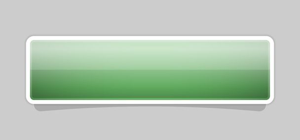 το πράσινο κουμπί γυαλιστερό - Διάνυσμα, εικόνα