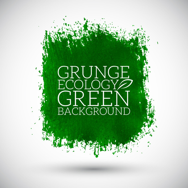 Fondo de grunge ecológico verde abstracto
 - Vector, imagen