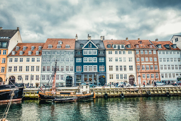 Bellissima architettura di Copenaghen, viaggia per Copenaghen - Foto, immagini