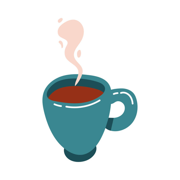 coffee cup drink free form style icon - Vecteur, image