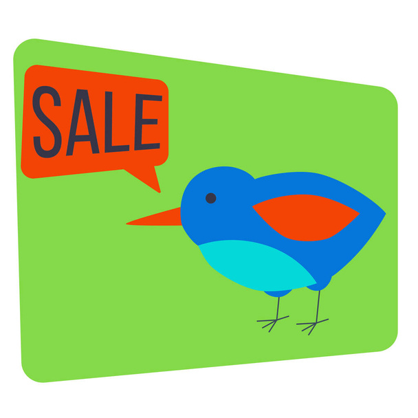 Vector illustration: Early bird. Banner or poster for special discount and sale. - Вектор, зображення