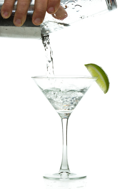 pouring a martini - Photo, Image