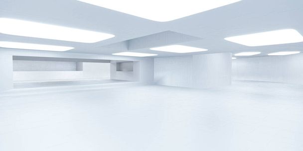 tecnologia futuristica sfondo bianco 3d rendering illustrazione
 - Foto, immagini